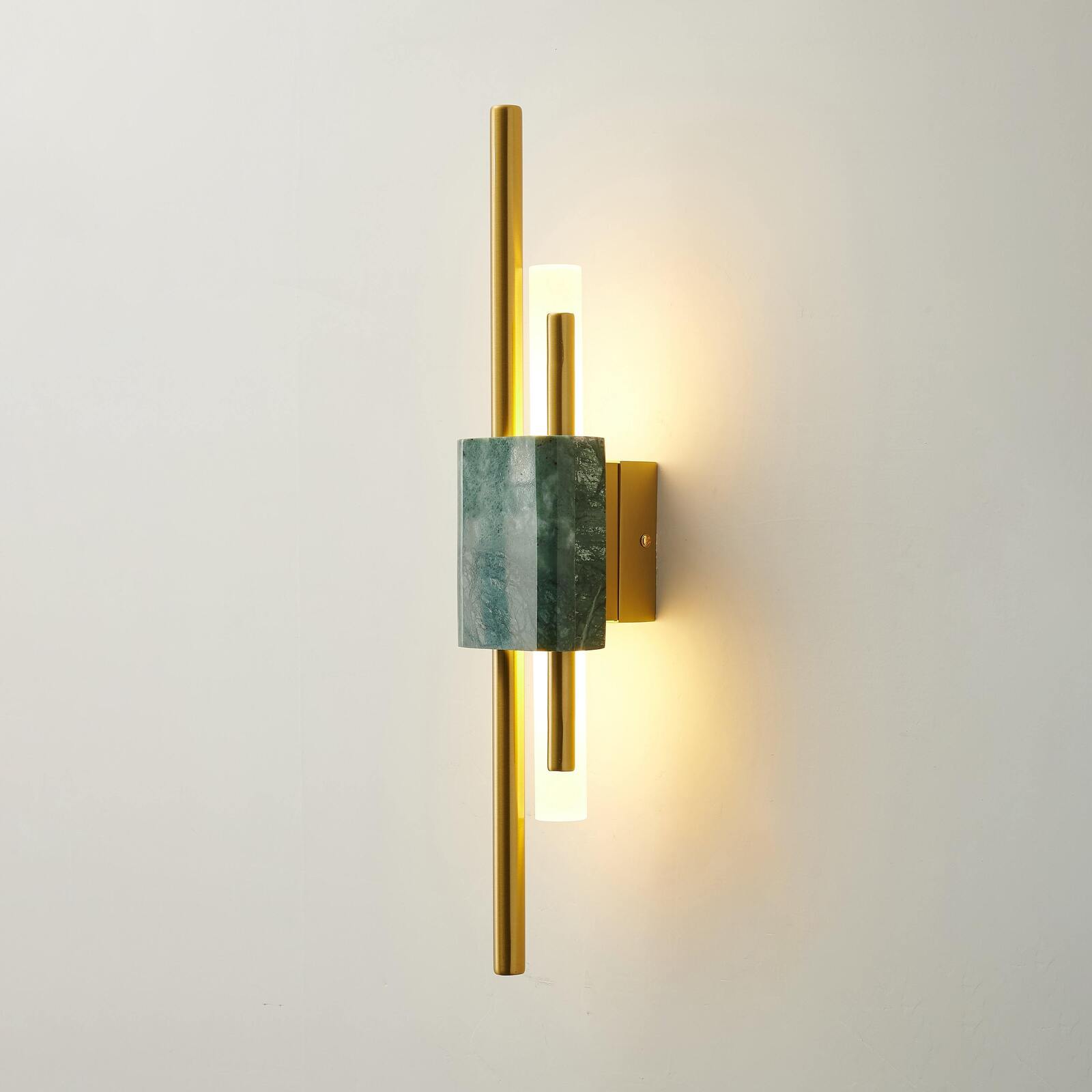 Art Deco Wall Sconce: Cylindrical LED Fixture