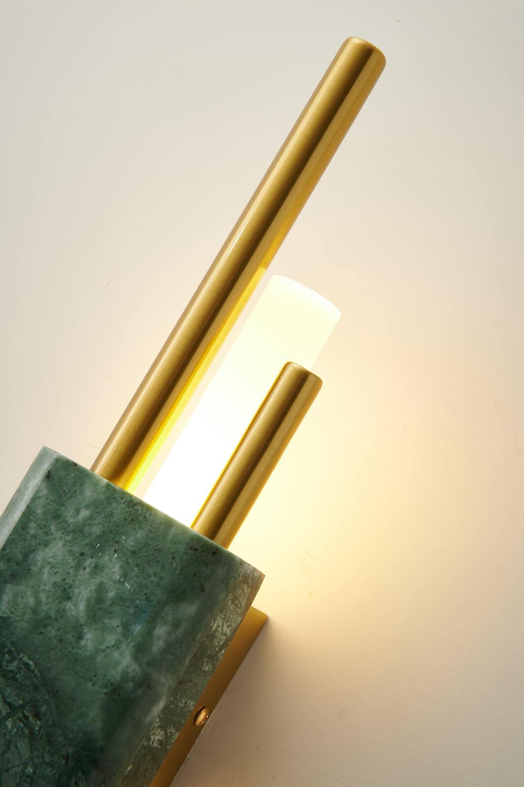 Art Deco Wall Sconce: Cylindrical LED Fixture