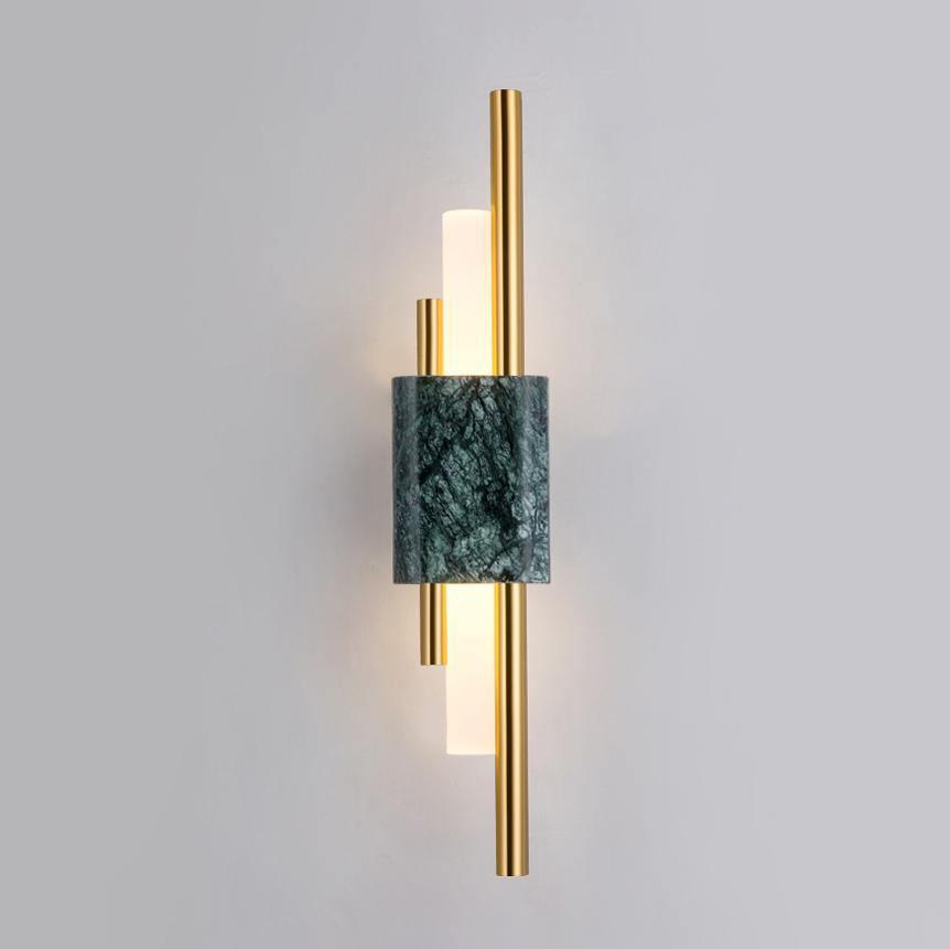 Art Deco Wall Sconce: Cylindrical LED Fixture