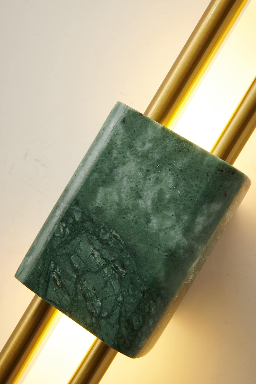 Art Deco Wall Sconce: Cylindrical LED Fixture