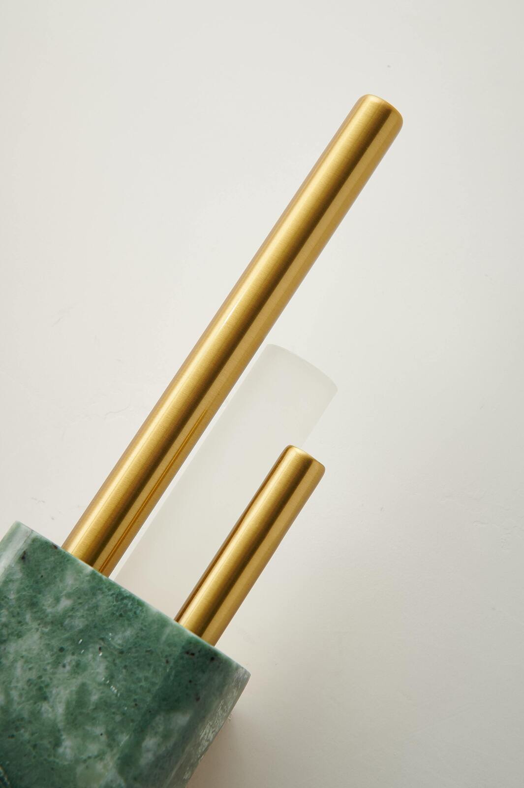 Art Deco Wall Sconce: Cylindrical LED Fixture