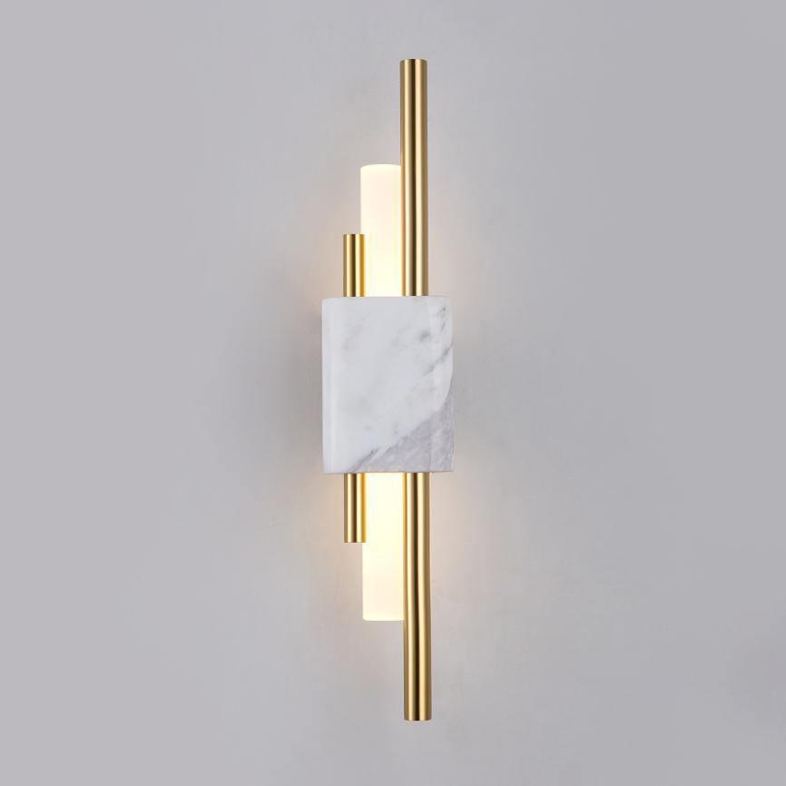 Art Deco Wall Sconce: Cylindrical LED Fixture