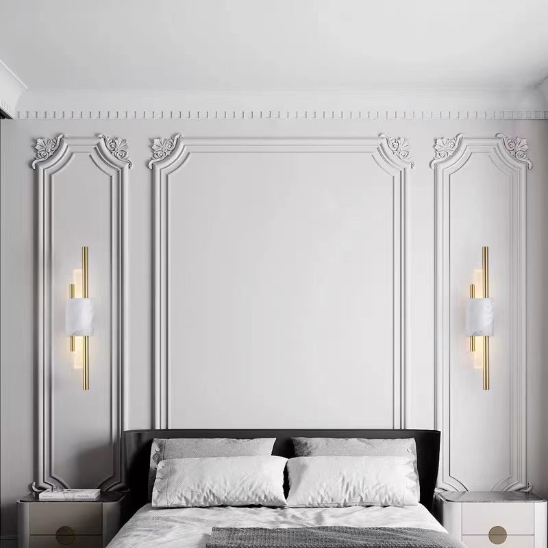 Art Deco Wall Sconce: Cylindrical LED Fixture
