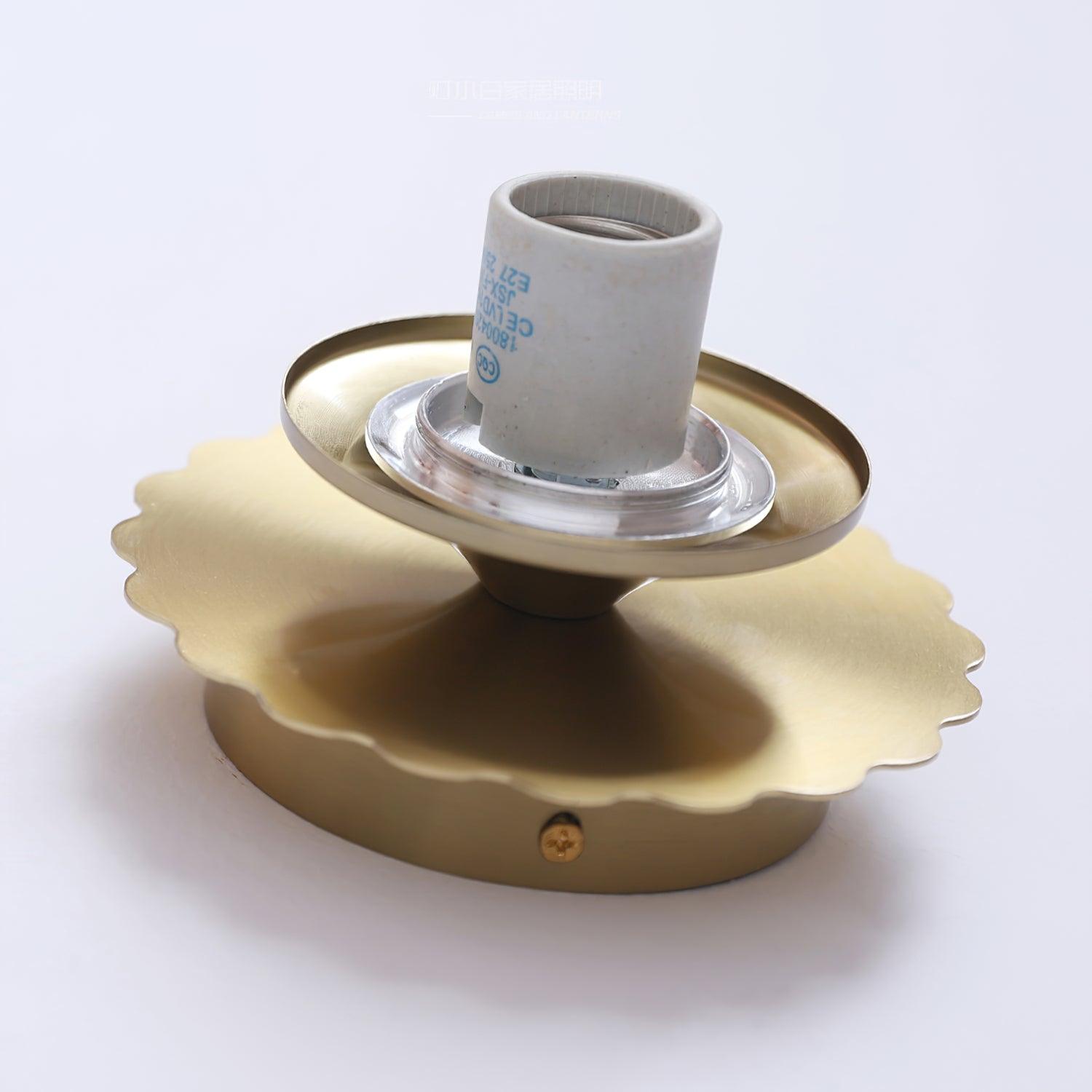Mid-Century Modern Spherical-Disc Wall Sconce