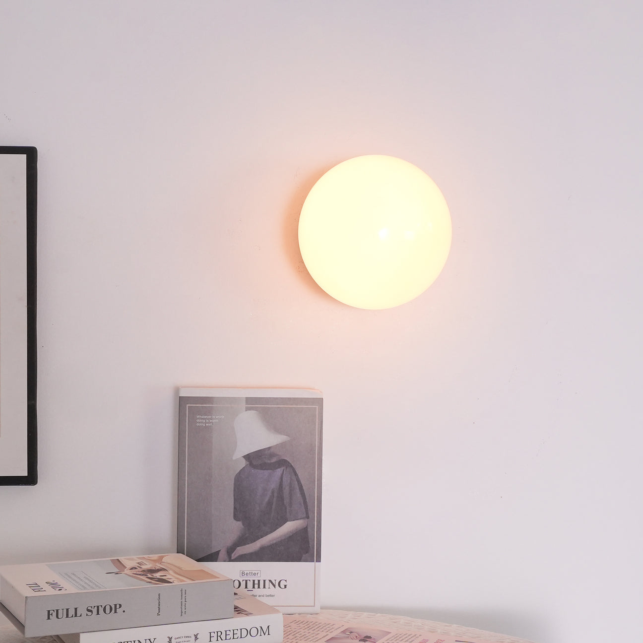 Mid-Century Modern Spherical-Disc Wall Sconce