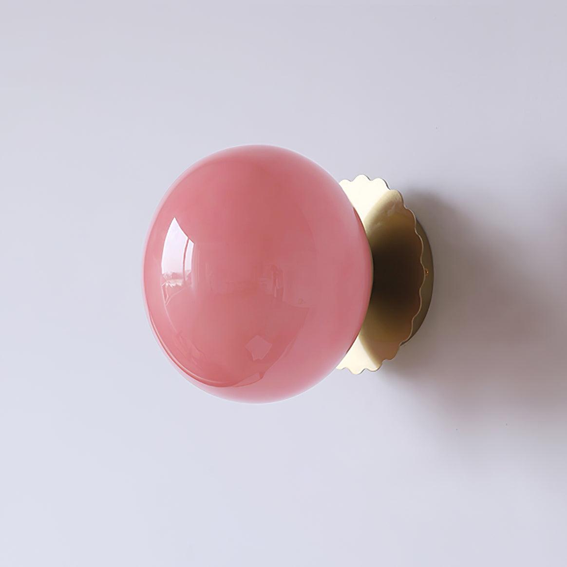 Mid-Century Modern Spherical-Disc Wall Sconce