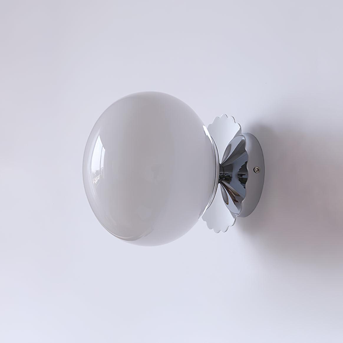 Mid-Century Modern Spherical-Disc Wall Sconce