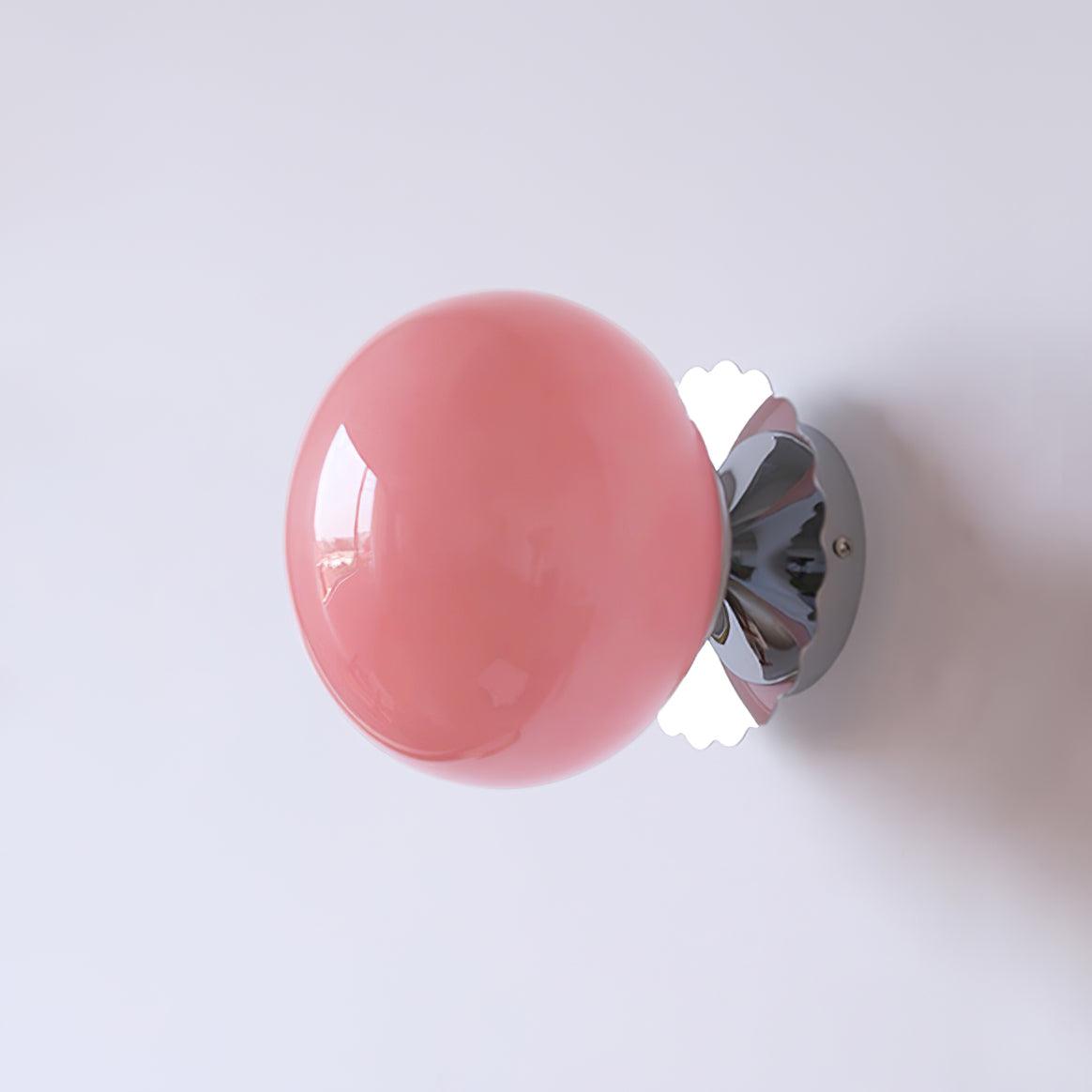 Mid-Century Modern Spherical-Disc Wall Sconce
