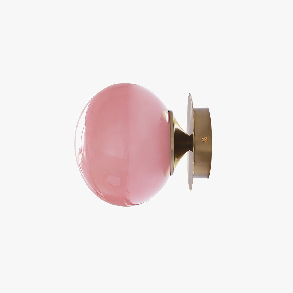 Mid-Century Modern Spherical-Disc Wall Sconce