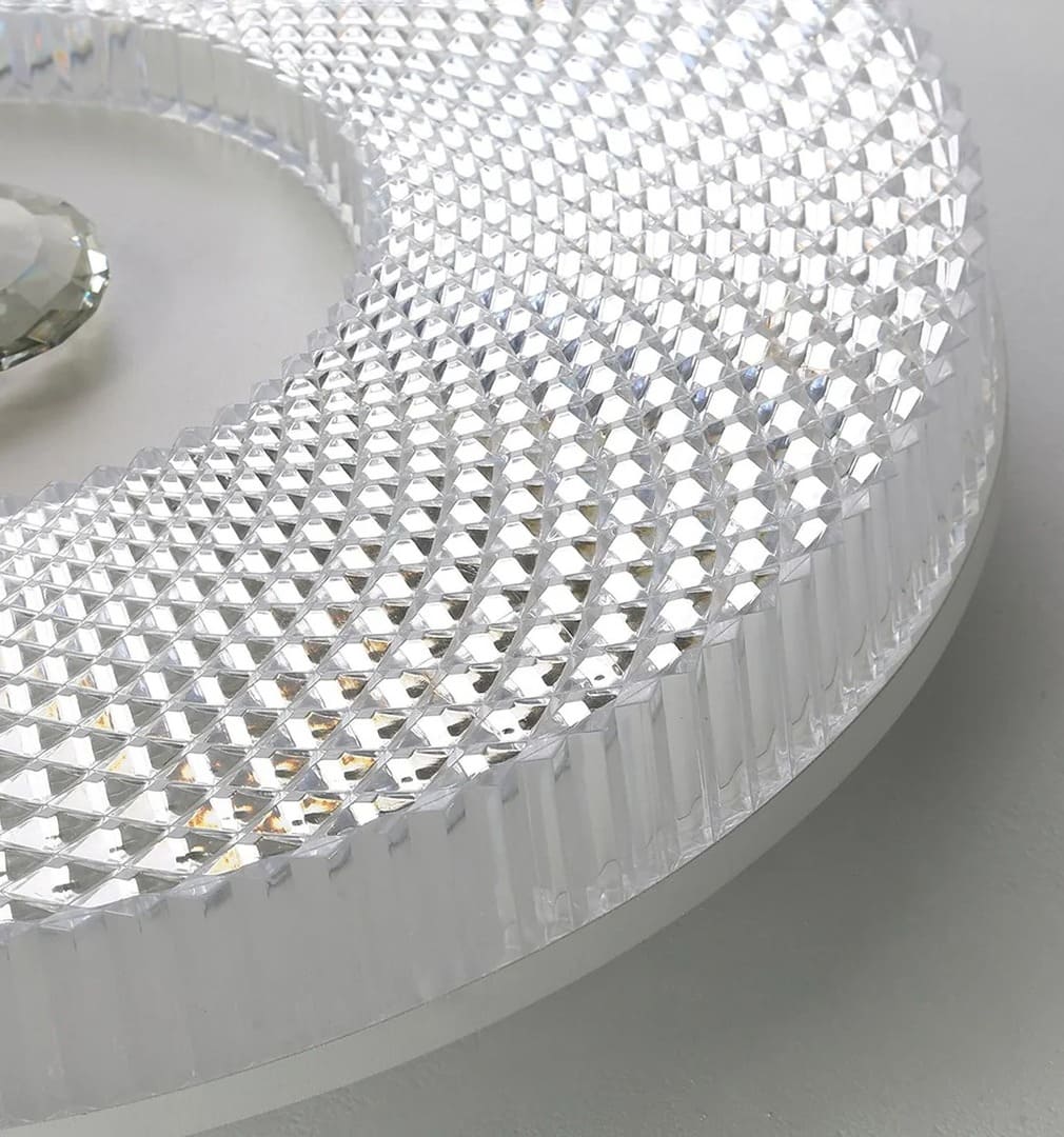 Art Deco Geometric-Round LED Flush Mount Fixture