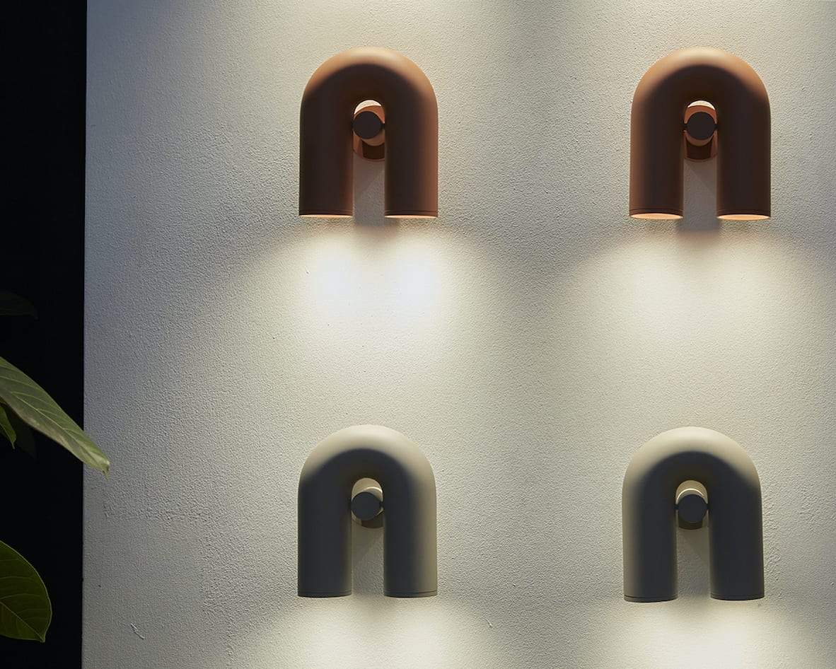 Minimalist U-Shaped Wall Sconce with Integrated LED