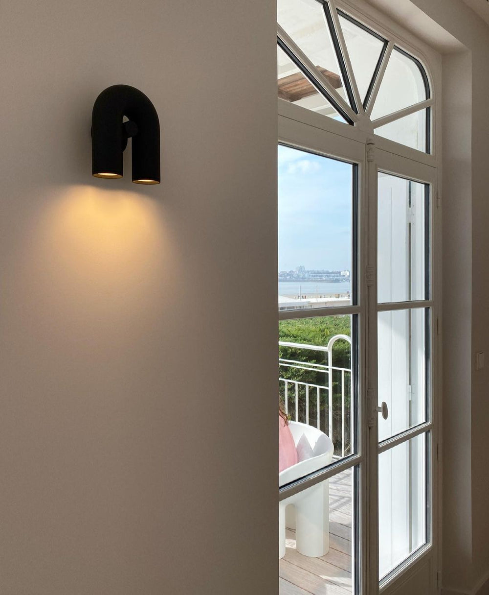 Minimalist U-Shaped Wall Sconce with Integrated LED