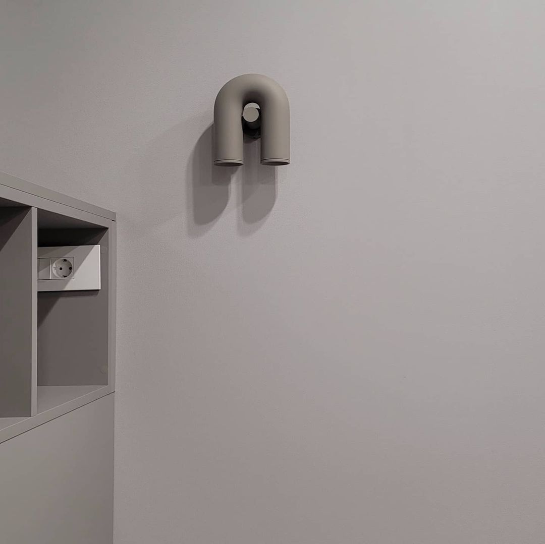 Minimalist U-Shaped Wall Sconce with Integrated LED