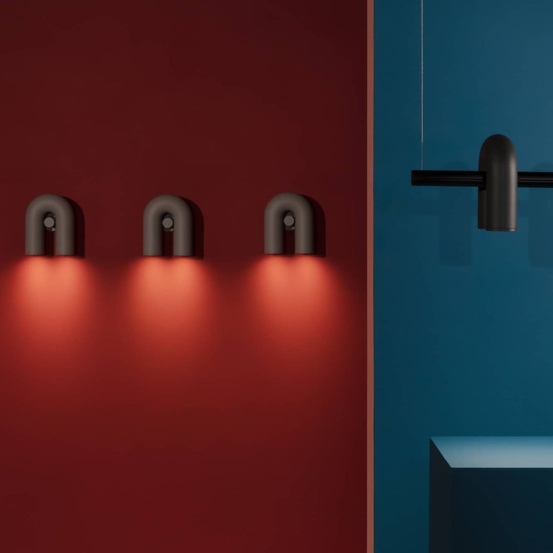 Minimalist U-Shaped Wall Sconce with Integrated LED