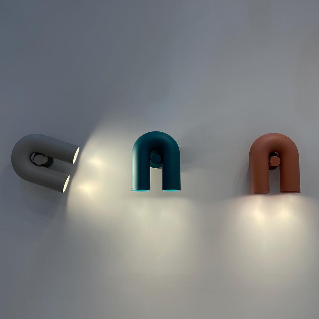 Minimalist U-Shaped Wall Sconce with Integrated LED