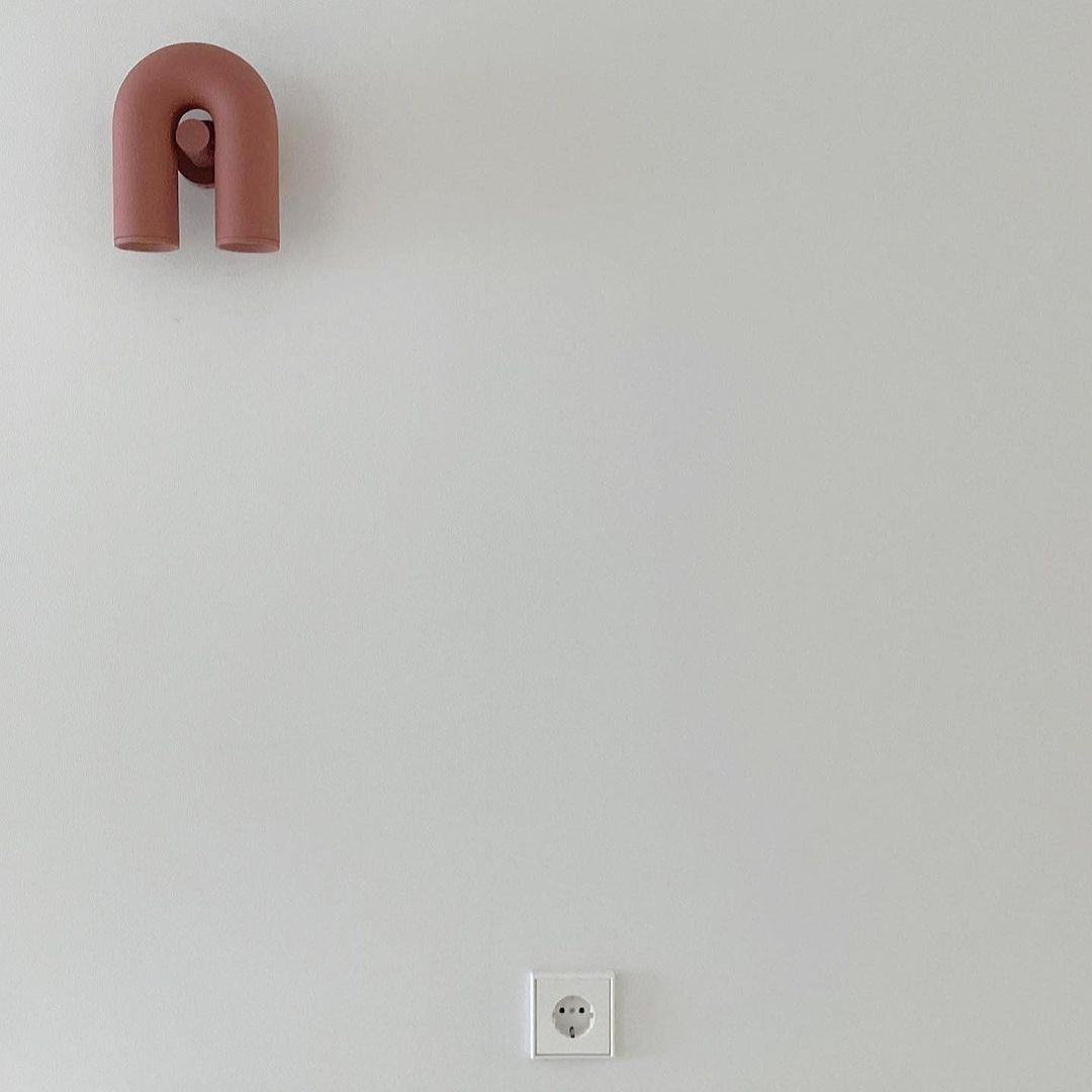 Minimalist U-Shaped Wall Sconce with Integrated LED