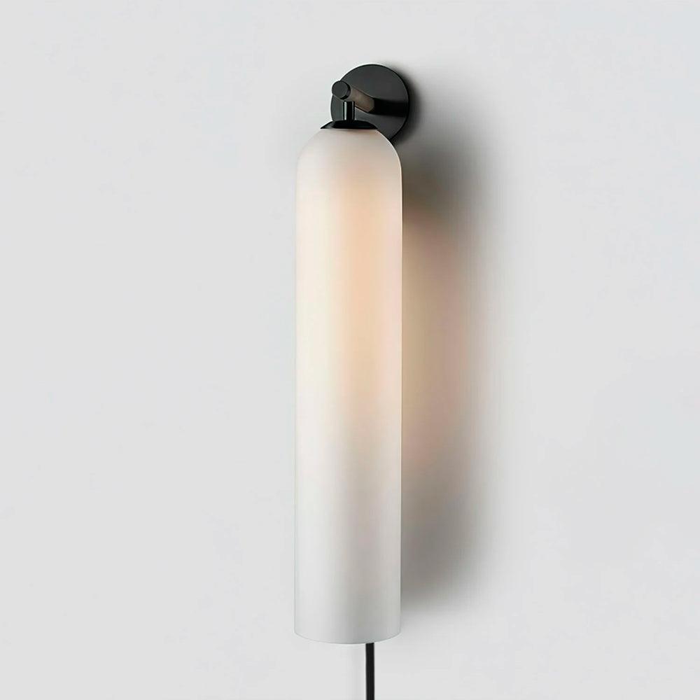 Scandinavian Cylindrical Wall Sconce Plug-In