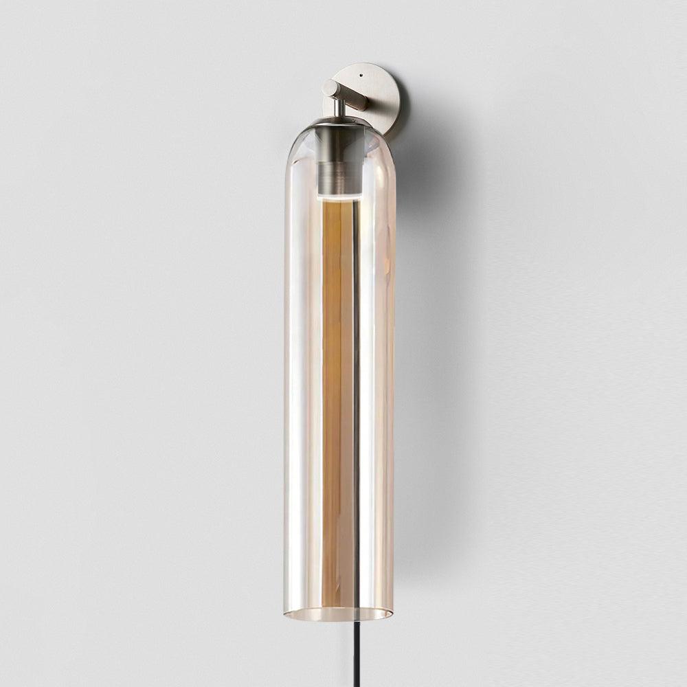Scandinavian Cylindrical Wall Sconce Plug-In