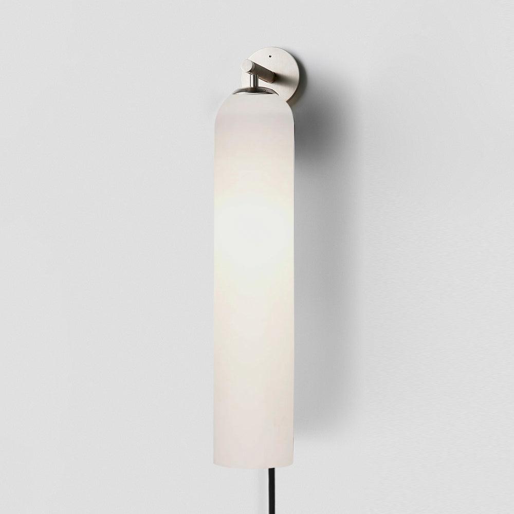 Scandinavian Cylindrical Wall Sconce Plug-In