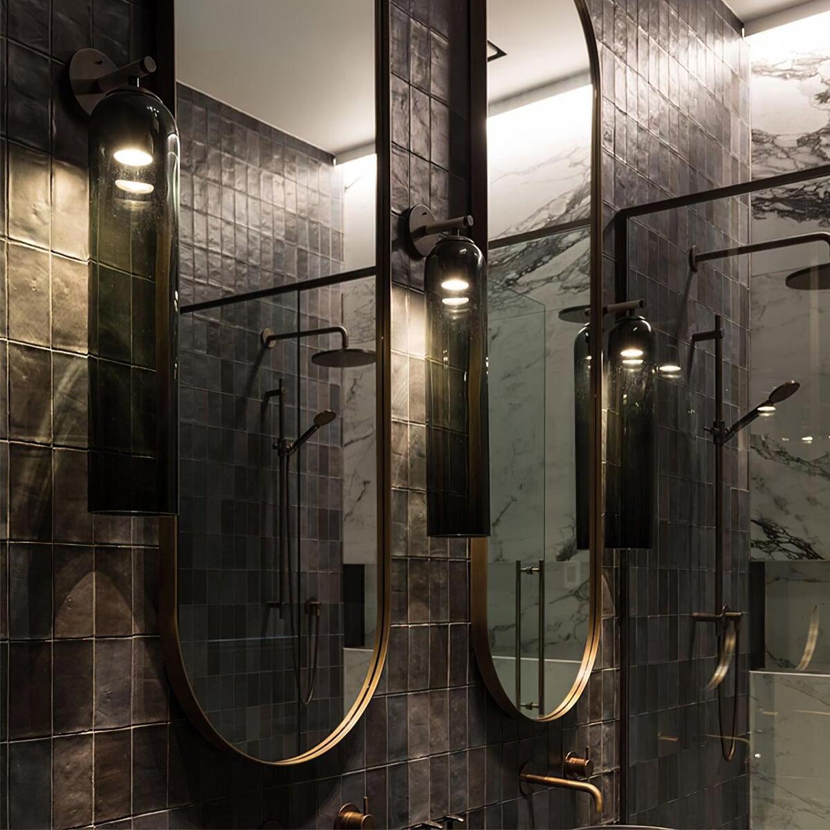 Scandinavian Cylindrical Wall Sconce Plug-In