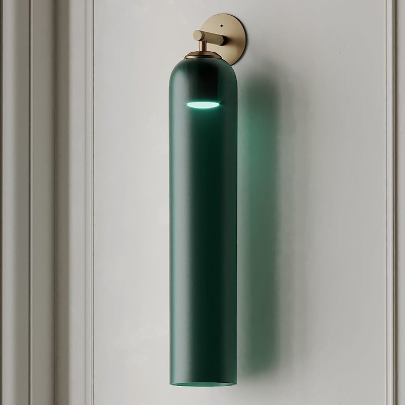 Scandinavian Cylindrical Wall Sconce Plug-In