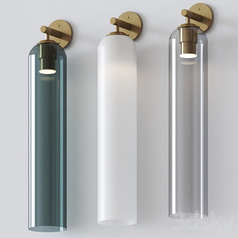 Scandinavian Cylindrical Wall Sconce Plug-In