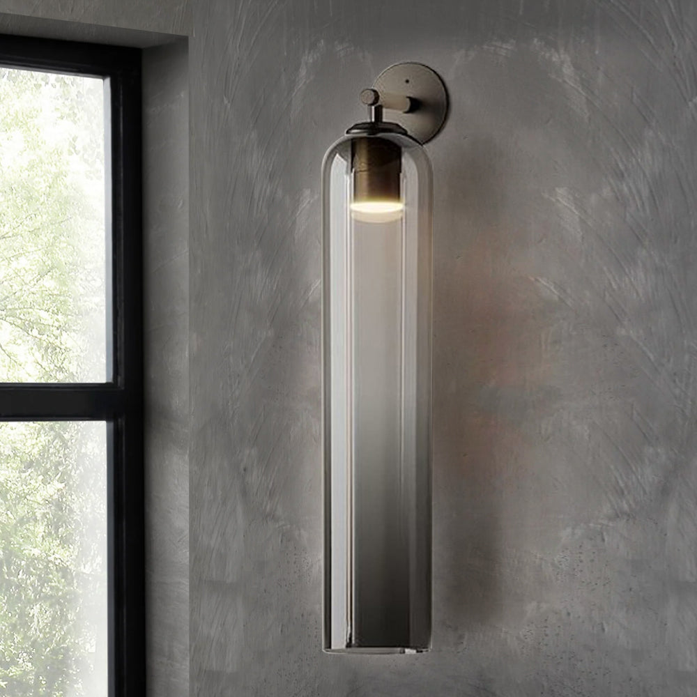 Scandinavian Cylindrical Wall Sconce Plug-In