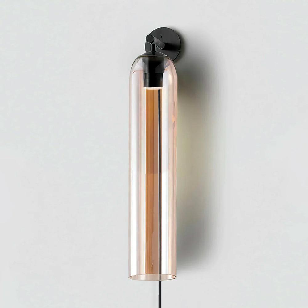 Scandinavian Cylindrical Wall Sconce Plug-In