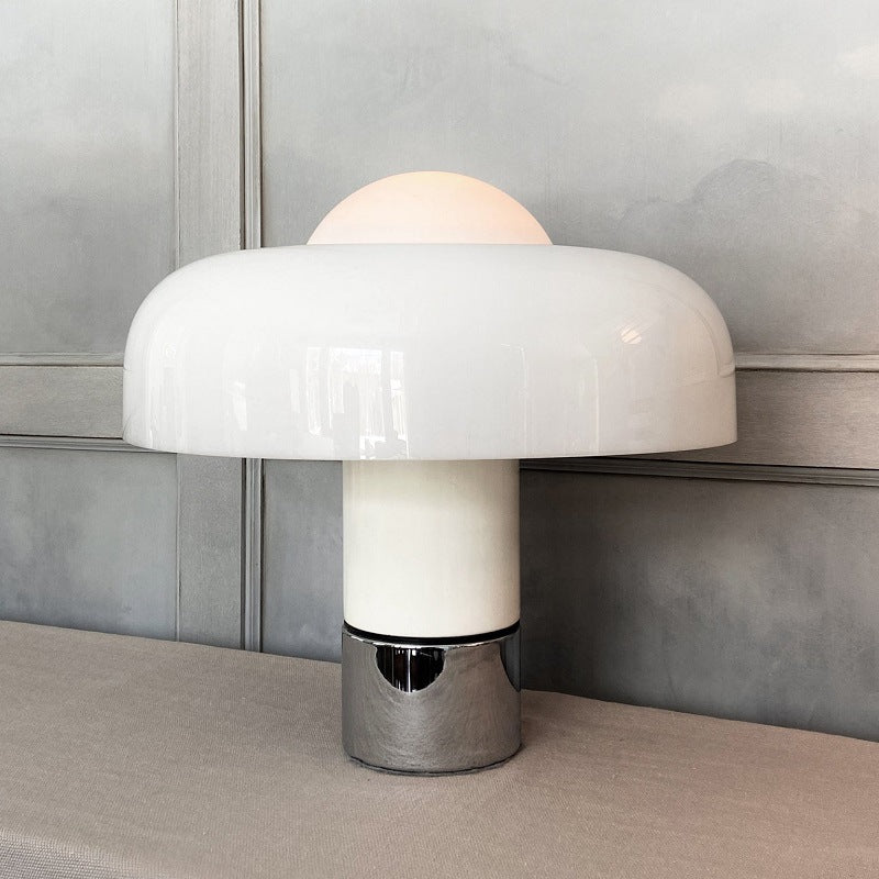 Mid-Century Modern Table Lamp – Hemispherical Shade