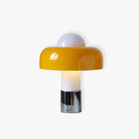 Mid-Century Modern Table Lamp – Hemispherical Shade