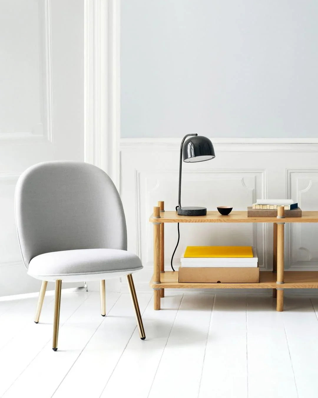 Modern Minimalist Table Lamp with Curved Dome