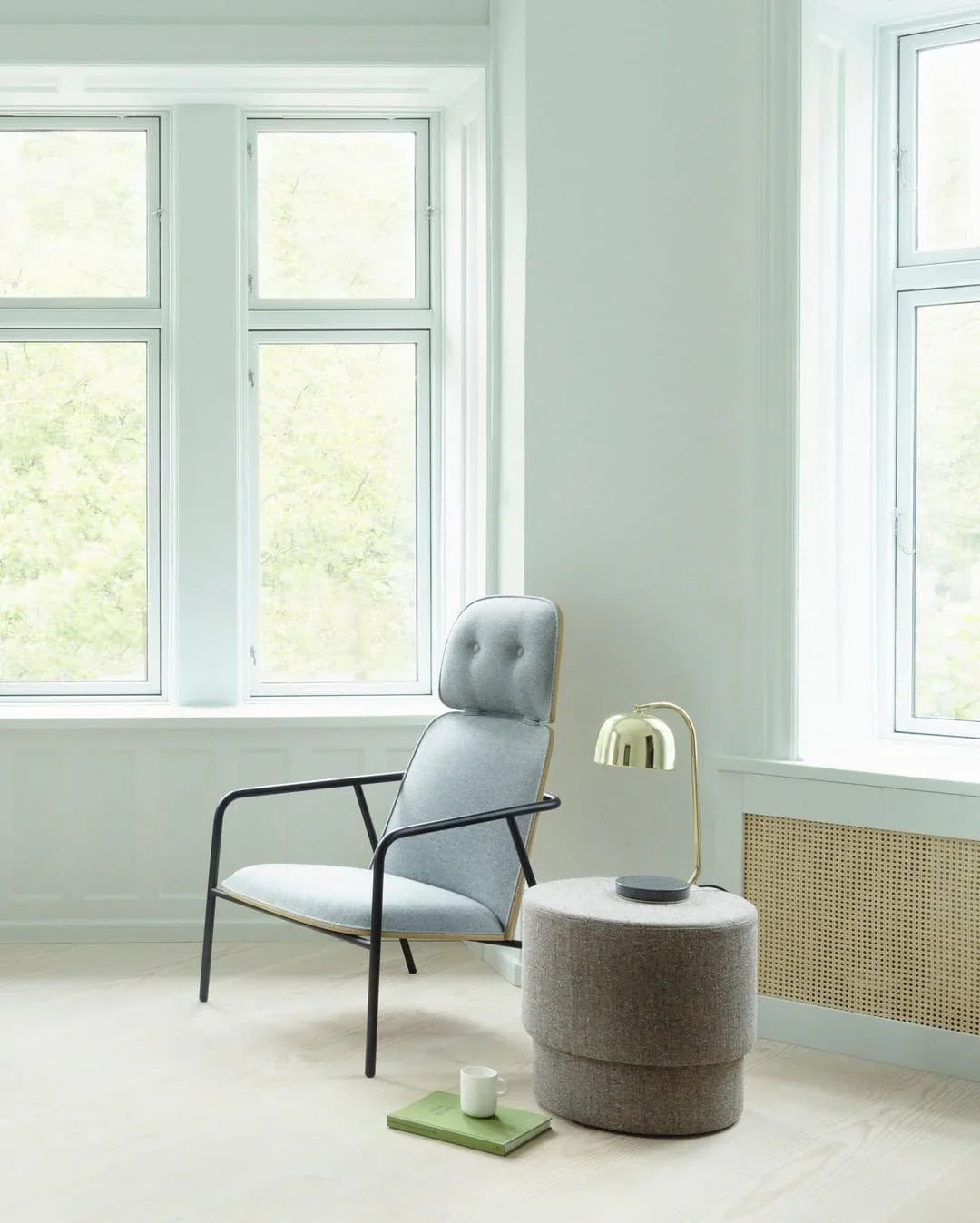 Modern Minimalist Table Lamp with Curved Dome