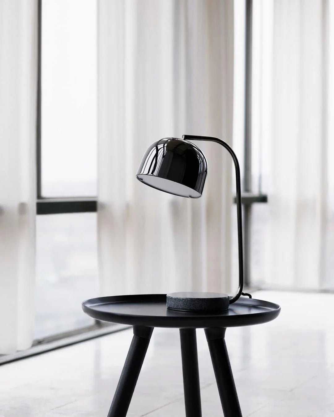 Modern Minimalist Table Lamp with Curved Dome