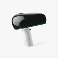 Minimalist Cylindrical Table Lamp with Dome Shade
