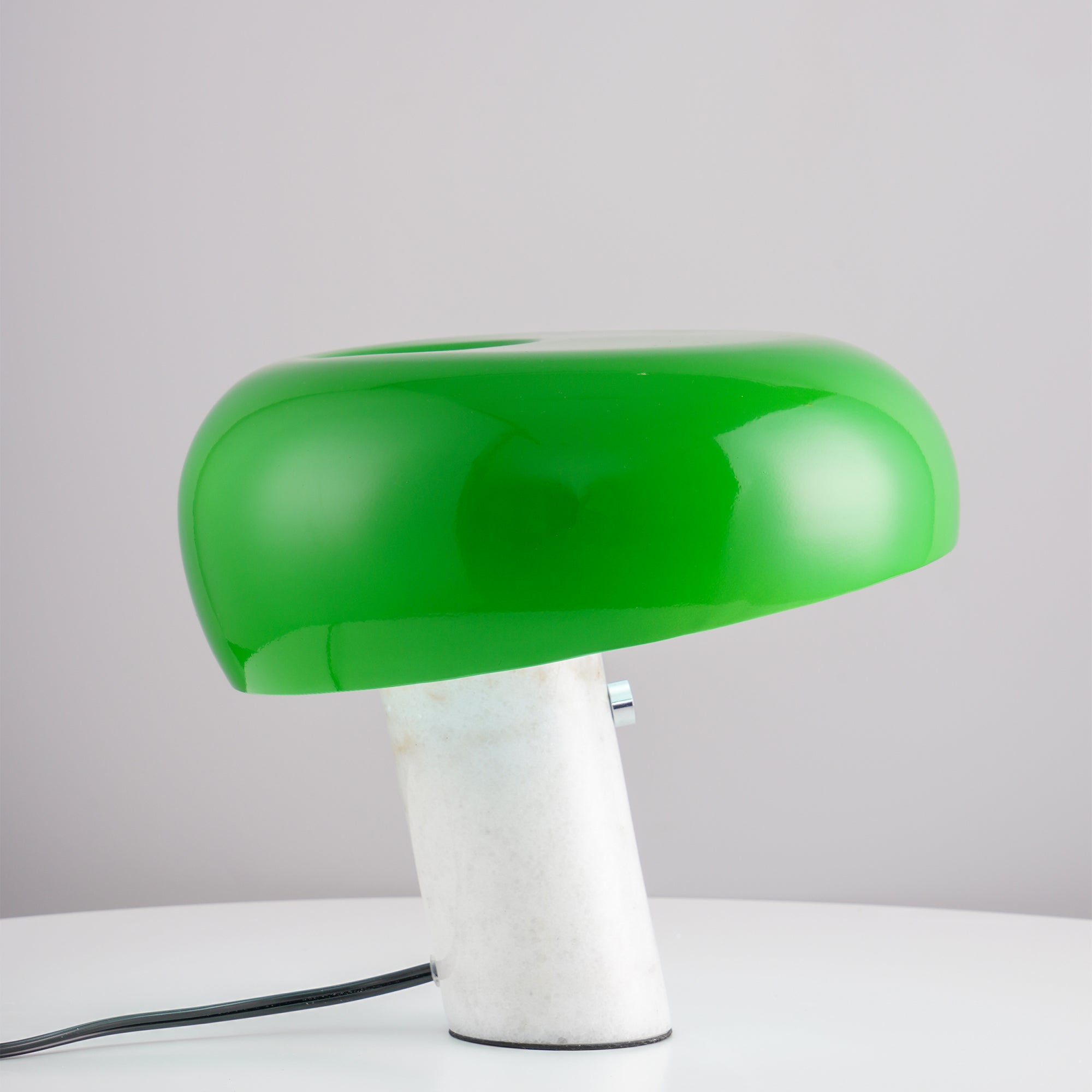 Minimalist Cylindrical Table Lamp with Dome Shade