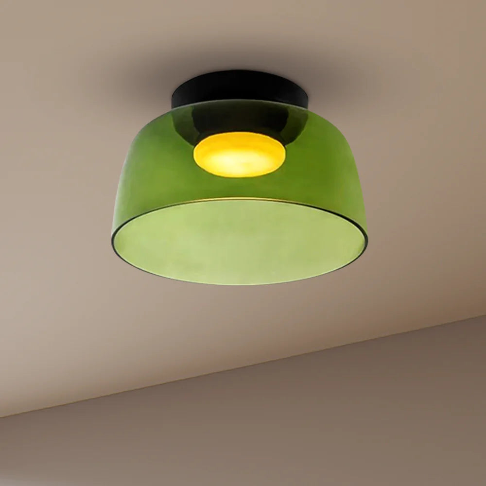 Minimalist Flush Mount Layered Dome LED Light