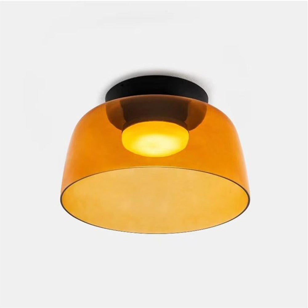 Minimalist Flush Mount Layered Dome LED Light
