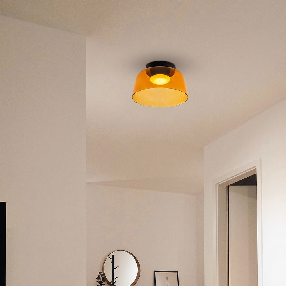 Minimalist Flush Mount Layered Dome LED Light