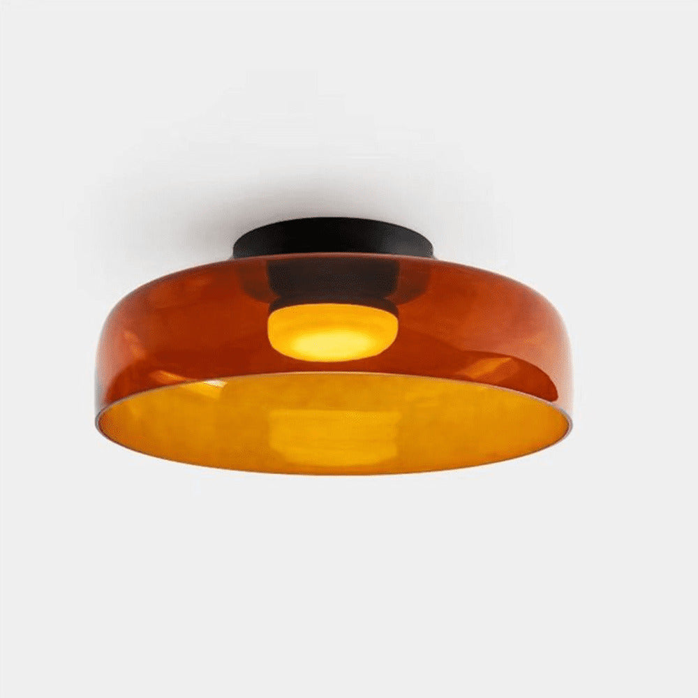 Minimalist Flush Mount Layered Dome LED Light