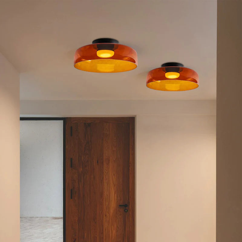 Minimalist Flush Mount Layered Dome LED Light