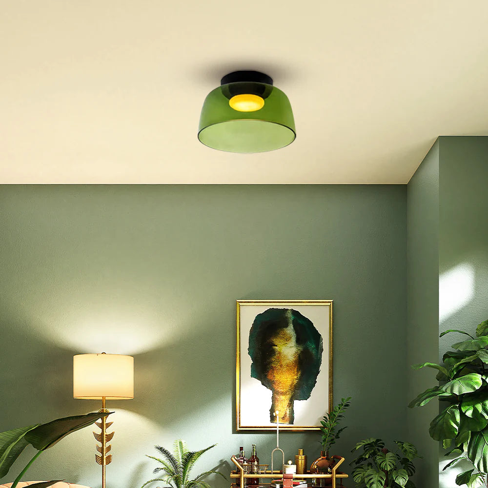 Minimalist Flush Mount Layered Dome LED Light