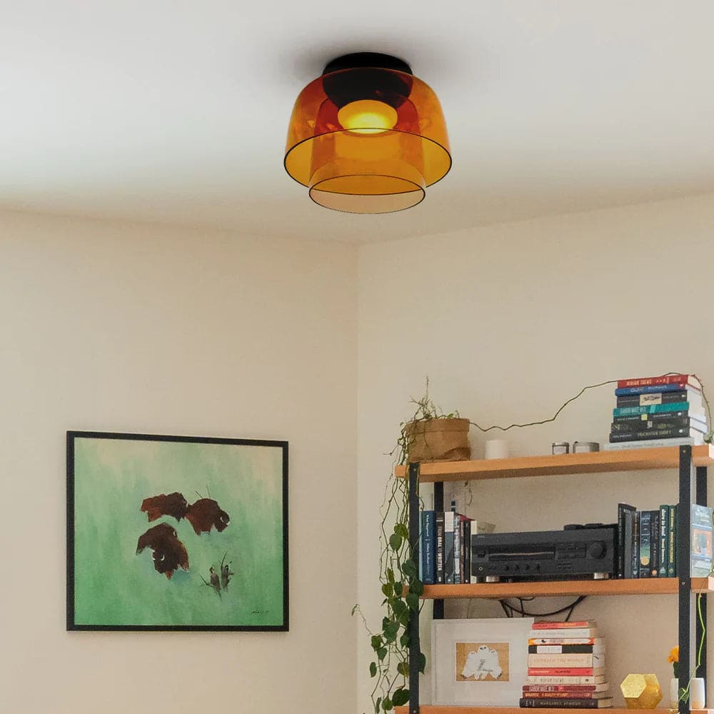 Minimalist Flush Mount Layered Dome LED Light