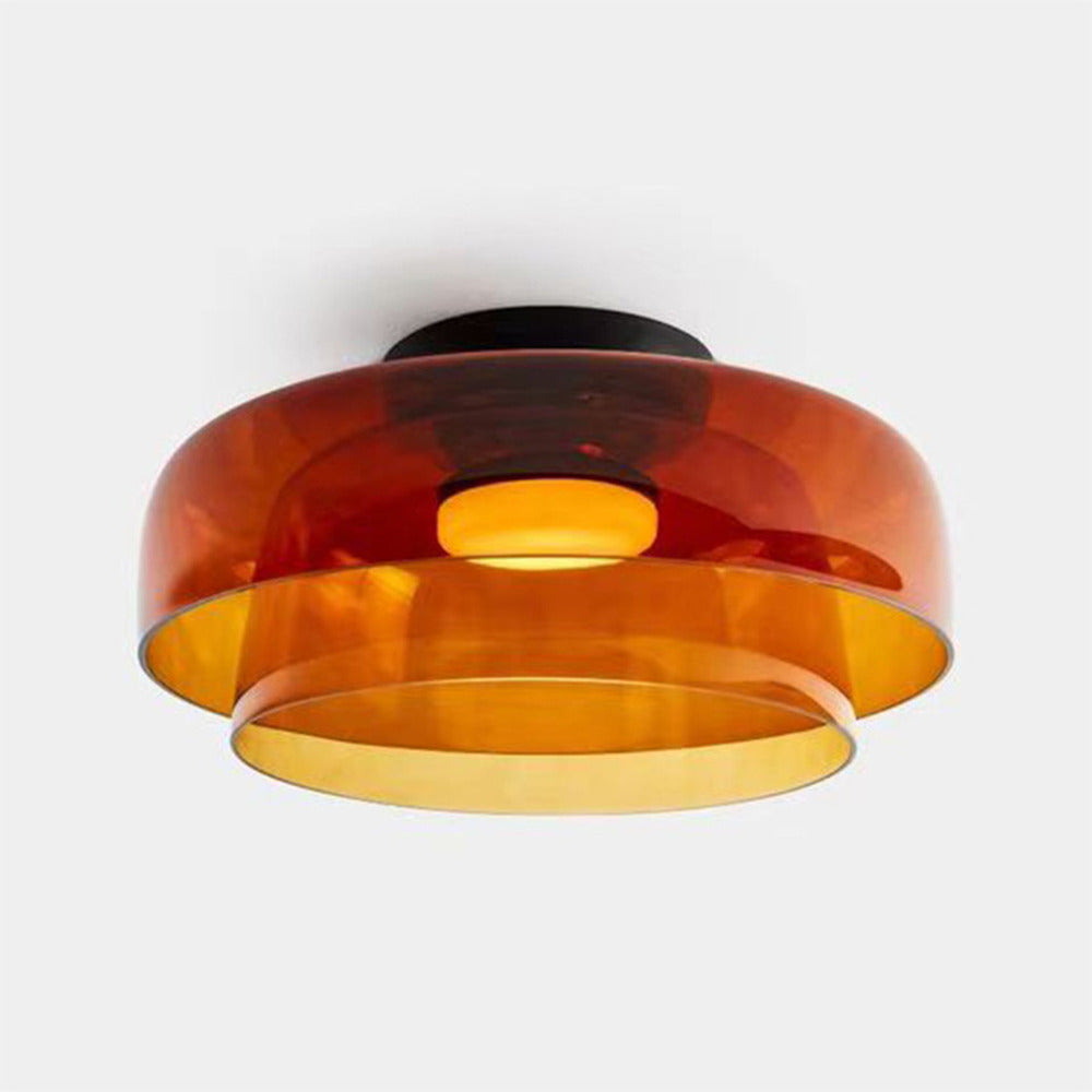 Minimalist Flush Mount Layered Dome LED Light