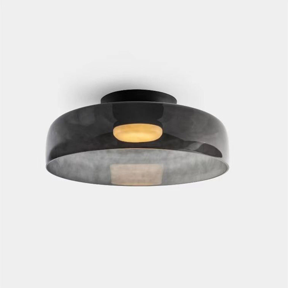 Minimalist Flush Mount Layered Dome LED Light