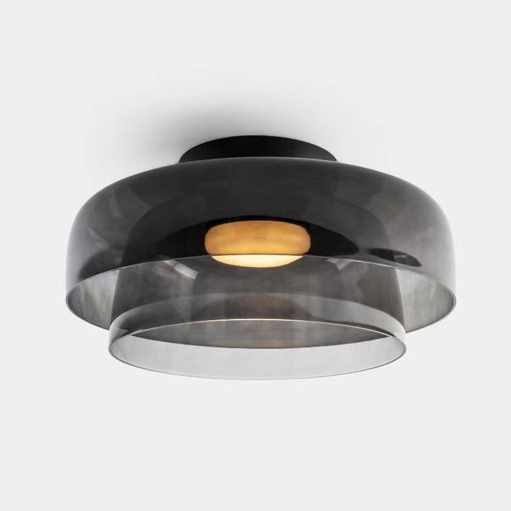 Minimalist Flush Mount Layered Dome LED Light