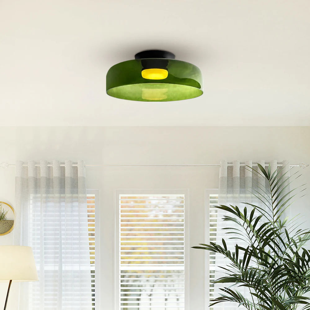 Minimalist Flush Mount Layered Dome LED Light