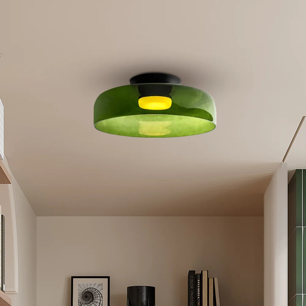 Minimalist Flush Mount Layered Dome LED Light
