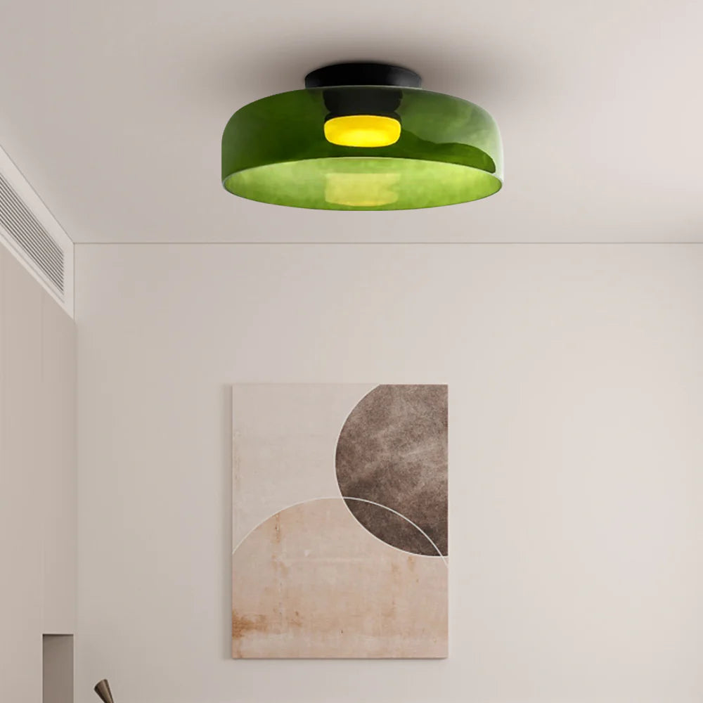 Minimalist Flush Mount Layered Dome LED Light