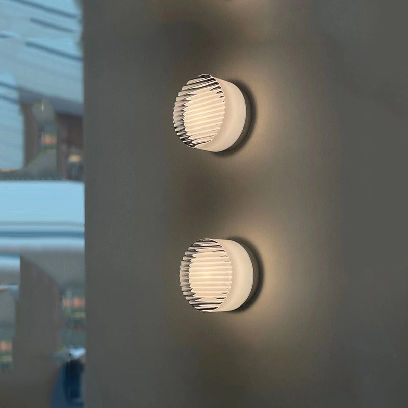 Modern LED Wall Sconce in Potato Chip Design