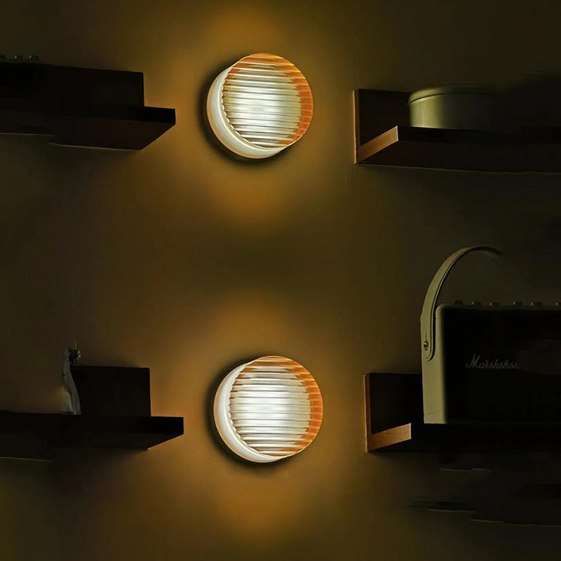 Modern LED Wall Sconce in Potato Chip Design